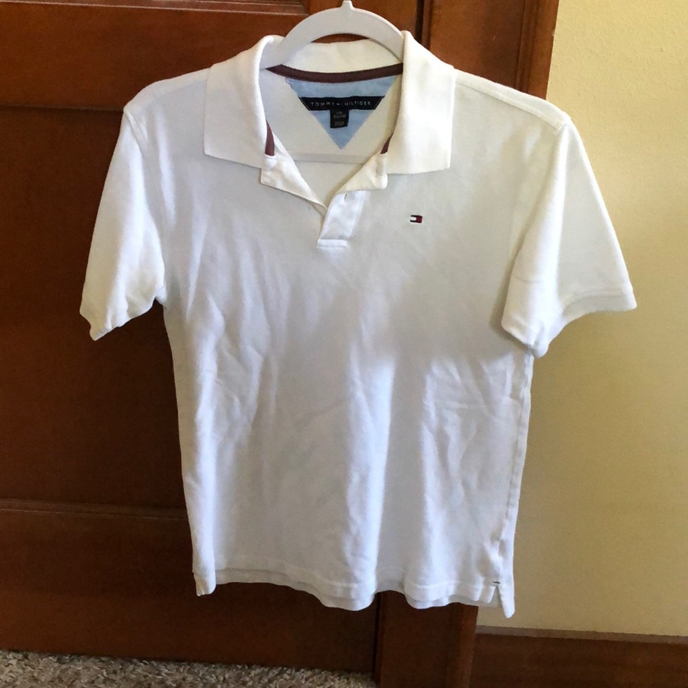 Tommy Hilfiger White Polo Shirt